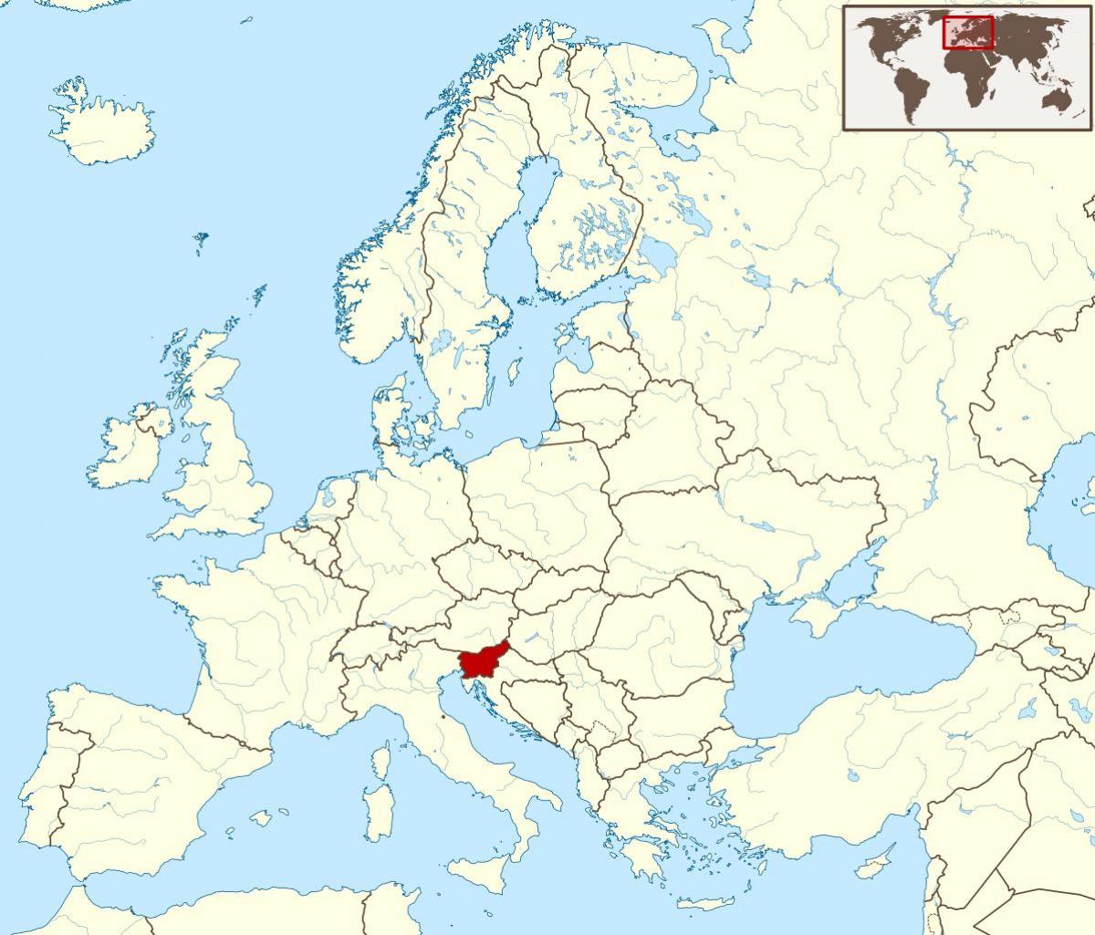 Slovėnija vietą pasaulio žemėlapyje