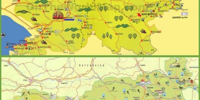 Slovėnija kelionės žemėlapis